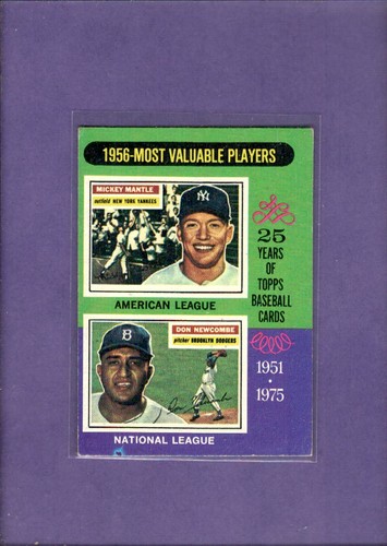 1956 MVP's: Mickey Mantle, Don Newcombe #194