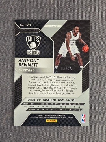 Anthony Bennett #170