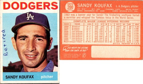 Sandy Koufax #200